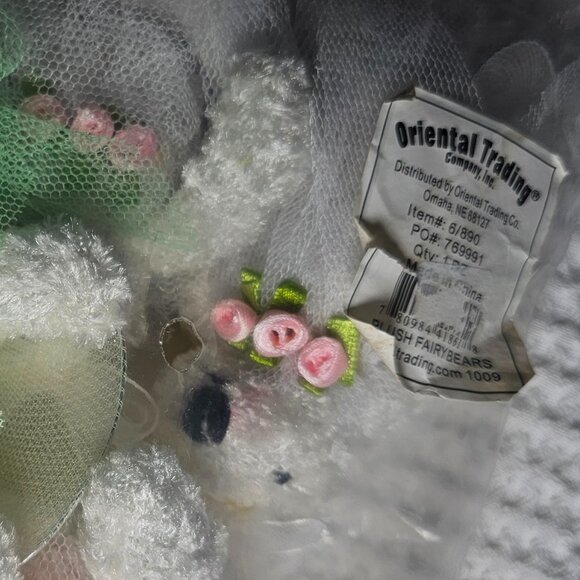 Sealed Lot of 12 Plush Fairy Bears distributed by Oriental Trading Co. - Picture 5 of 14